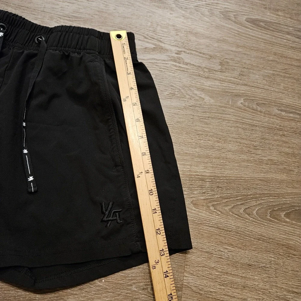 YoungLA Bodybuilding Training Shorts Men's Small Black 4